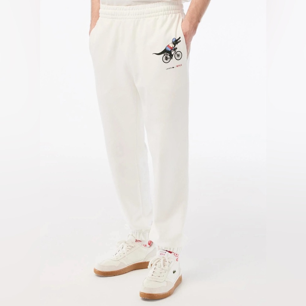 NWT Lacoste Men’s x Netflix Croc Print Track Pants